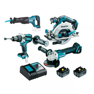 PACK 3 MACHINES MAKITA + SCIE SABRE DLX3095PTJ + SCIE SABRE DJR186Z